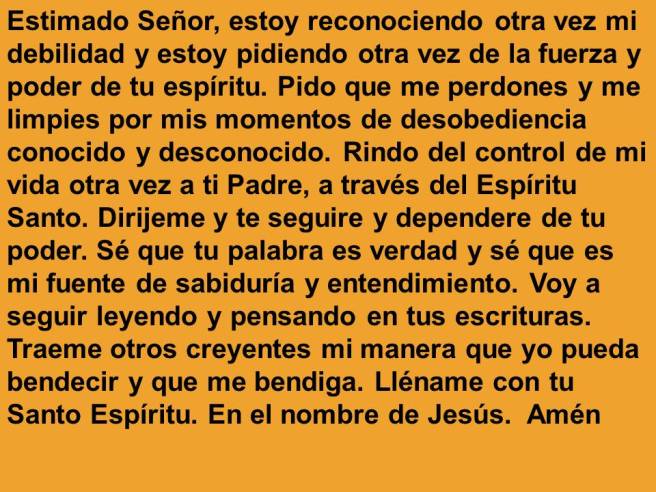 Holy Spirit Prayer spanish