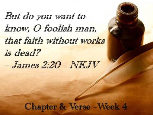 C&amp;V slide presentation week 4 memory verse