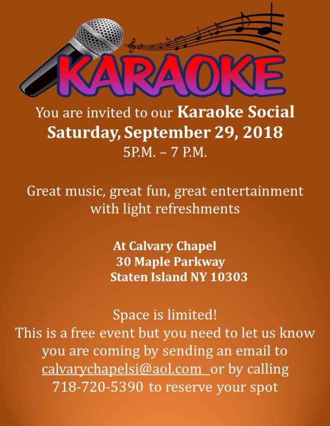 karaoke social sept 2018