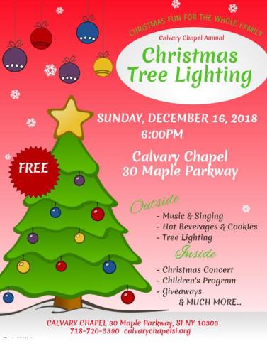 christmas tree lighting