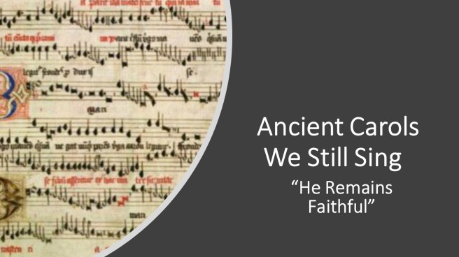 ancient carols - pt 5