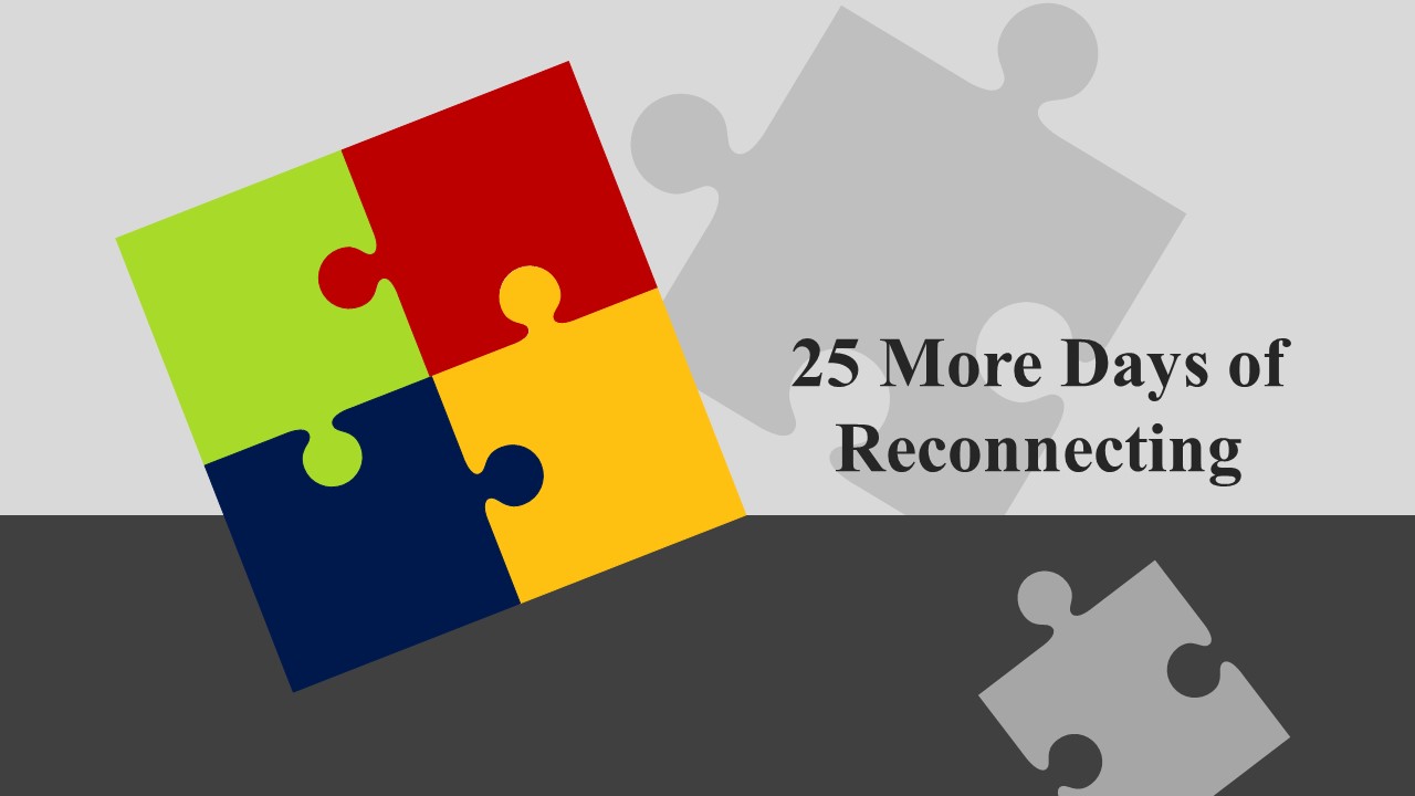 25 days of reconnecting sermon - part 7